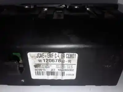 Second-hand car spare part multifunction display for citroen c-elysee (dd_) 1.6 bluehdi 100 oem iam references 9812067880  