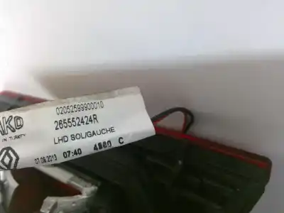 Second-hand car spare part interior left tailgate light for renault clio iv technofeel oem iam references 265552424r  