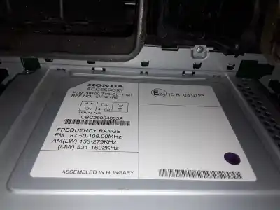 Автозапчасти б/у аудиосистема / радио cd за honda civic ix (fk) 2.2 i-dtec (fk3) ссылки oem iam 39100