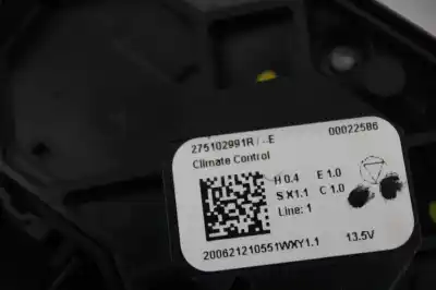 Peça sobressalente para automóvel em segunda mão comando de sofagem (chauffage / ar condicionado) por renault clio v (b7_) 1.3 tce 130 (b7mf) referências oem iam 275102991r   Peça sobressalente para automóvel em segunda mão comando de sofagem (chauffage / ar condicionado) por renault clio v (b7_) 1.3 tce 130 (b7mf) referências oem iam 275102991r