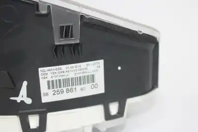 Pièce détachée automobile d'occasion compteur de vitesse tableau de bord pour peugeot 208 i (ca_, cc_) 1.2 vti 82 références oem iam 982598618000  