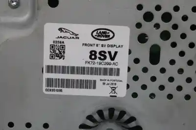 Peça sobressalente para automóvel em segunda mão display gps / multimídia por jaguar xe pure referências oem iam fk7219c299ac  