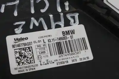 Pezzo di ricambio per auto di seconda mano faro anteriore sinistro per bmw serie x1  riferimenti oem iam 6311749500307 90146779ag07 a9749500307 