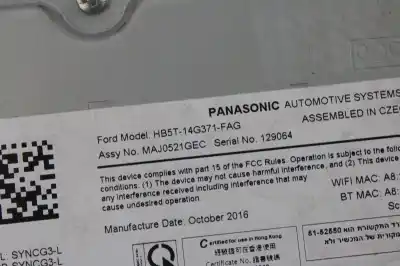 Автозапчастина б/у електронний модуль для ford mondeo sportbreak (ca2) titanium посилання на oem iam hs7t14g370ffd hb5t14g371fag 