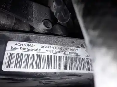 Second-hand car spare part complete engine for seat leon (1p1) 1.6 oem iam references bse  