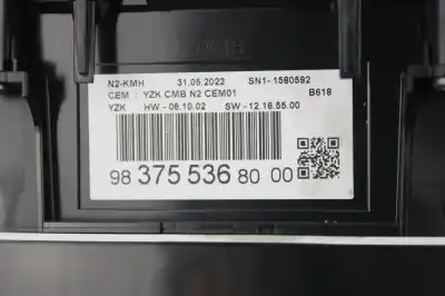 Peça sobressalente para automóvel em segunda mão quadrante por citroen c3 live referências oem iam 983755368000