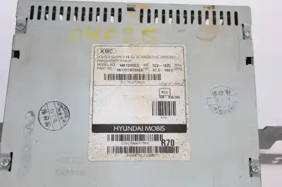 Second-hand car spare part audio system / radio cd for kia rio basic oem iam references 961701w700ca