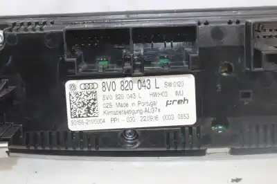 Peça sobressalente para automóvel em segunda mão comando de sofagem (chauffage / ar condicionado)  por audi q2 (gab) untaggable edition 150 cv / 110 kw referências oem iam 8v0820043l