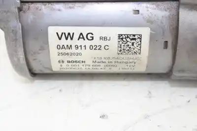 Peça sobressalente para automóvel em segunda mão motor de arranque por seat leon (5f1) 1.5 16v tsi act referências oem iam 0am911022c  