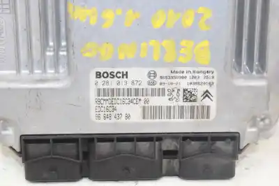 Second-hand car spare part ECU ENGINE CONTROL for CITROEN BERLINGO MULTISPACE (B9)  OEM IAM references 9664843780  