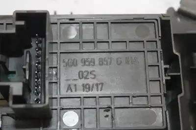 Peça sobressalente para automóvel em segunda mão botão / interruptor elevador vidro dianteiro esquerdo por seat leon sc (5f5) 1.6 tdi 90 cv / 66 kw referências oem iam 5g0959857g  