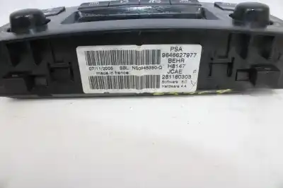 Second-hand car spare part heating / air conditioning control panel for peugeot 307 break/sw (s2) * oem iam references 9646627977