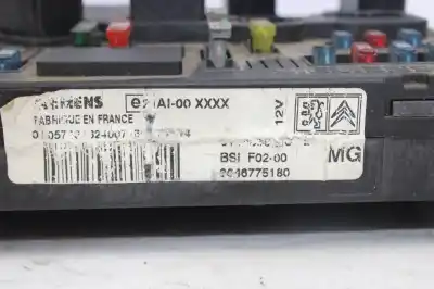 Peça sobressalente para automóvel em segunda mão caixa de fusíveis e relés por citroen c3 (f desde 11/2001) 1.1 8v referências oem iam bsif0200  