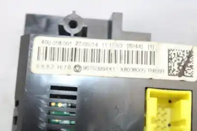 Peça sobressalente para automóvel em segunda mão comando de sofagem (chauffage / ar condicionado)  por citroen c3 / c3 origin iii (sx) 1.2 vti 82 referências oem iam 96753994xt  