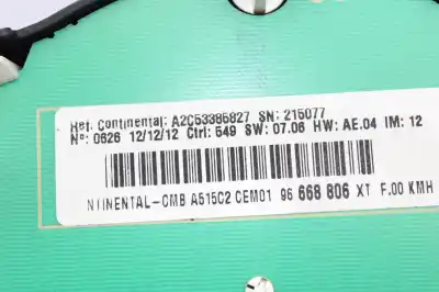 Peça sobressalente para automóvel em segunda mão quadrante por citroen c3 exclusive referências oem iam 96668806xt  