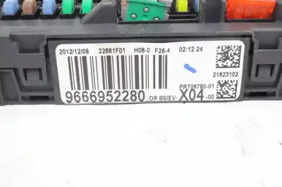 Second-hand car spare part fuse box unit for citroen c3 exclusive oem iam references 9666952280  