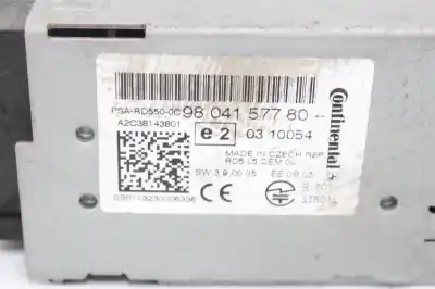 Second-hand car spare part audio system / radio cd for citroen ds4 style oem iam references 9804157780  