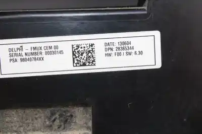 Second-hand car spare part multifunction display for citroen ds4 style oem iam references 98040784xx  