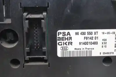 Peça sobressalente para automóvel em segunda mão comando de sofagem (chauffage / ar condicionado)  por peugeot 206 berlina xr referências oem iam 96430550xt
