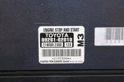 Second-hand car spare part electronic module for toyota auris 2.0 d-4d oem iam references 8926102010  