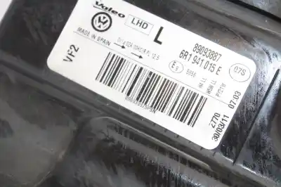 İkinci el araba yedek parçası sol far için volkswagen polo (6r1) 1.2 tdi oem iam referansları 6r1941015e  