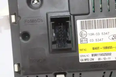 Peça sobressalente para automóvel em segunda mão DISPLAY GPS / MULTIMÍDIA por FORD FIESTA (CB1)  Referências OEM IAM BA6T18B955AC  