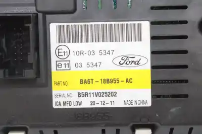 Peça sobressalente para automóvel em segunda mão display gps / multimídia por ford fiesta (cb1) 1.4 tdci cat referências oem iam ba6t18b955ac  