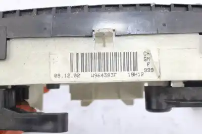 Pezzo di ricambio per auto di seconda mano CONTROLLO RISCALDAMENTO / ARIA CONDIZIONATA per OPEL VIVARO  Riferimenti OEM IAM W964383F  