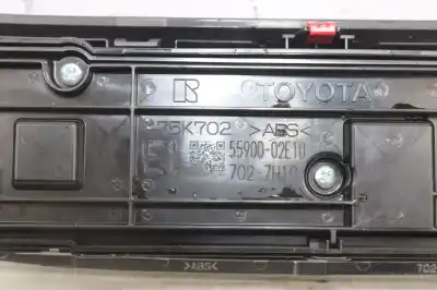 Peça sobressalente para automóvel em segunda mão comando de sofagem (chauffage / ar condicionado)  por toyota corolla (e21) hybrid active referências oem iam 5590002e10  