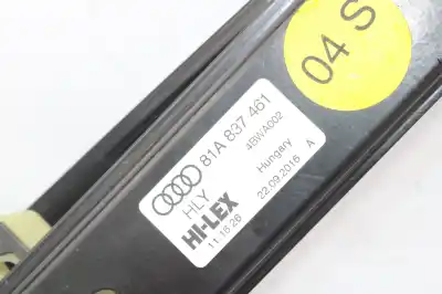 Second-hand car spare part driver left window regulator for audi q2 (gab) sport edition quattro oem iam references 81a837461  