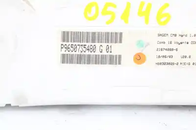 Peça sobressalente para automóvel em segunda mão quadrante por citroen c2 (jm_) 1.4 hdi referências oem iam p9650735480g01  