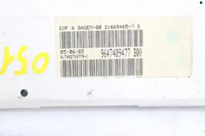 Second-hand car spare part multifunction display for citroen c2 (jm_) 1.4 hdi oem iam references 9647409477b00  