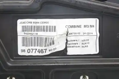 Peça sobressalente para automóvel em segunda mão QUADRANTE por CITROEN C-ELYSEE (DD_)  Referências OEM IAM 9807746780  