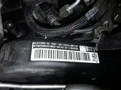 Peça sobressalente para automóvel em segunda mão motor completo por volkswagen golf vii lim. motor 2.0 ltr. - 110 kw tdi referências oem iam crb  