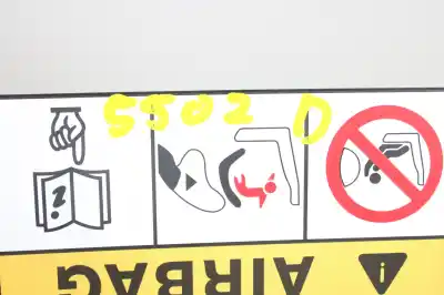 Peça sobressalente para automóvel em segunda mão para-sol direito por renault kadjar zen referências oem iam   