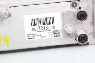 Second-hand car spare part multifunction display for opel crossland x selective oem iam references 983772138000  