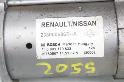 Second-hand car spare part starter motor for renault kadjar zen oem iam references 233000686ra