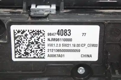 Second-hand car spare part multifunction switch for opel crossland x selective oem iam references 98474083  