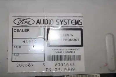Pezzo di ricambio per auto di seconda mano impianto audio / radio cd per ford grand c-max (cb7) titanium 116 cv / 85 kw riferimenti oem iam 7s7t18c939dd  