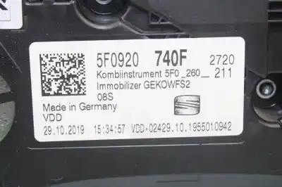 Автозапчасти б/у приборная доска за seat leon (5f1) xcellence edition 131 cv / 96 kw ссылки oem iam 5f0920740f  