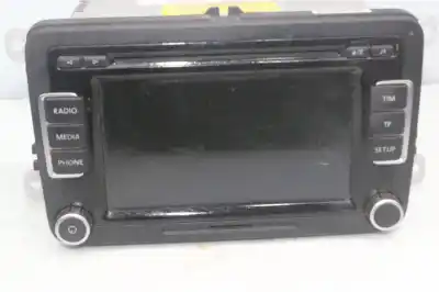 Peça sobressalente para automóvel em segunda mão sistema de áudio / rádio cd por volkswagen golf vi (5k1) 1.4 tsi referências oem iam 3c8035195