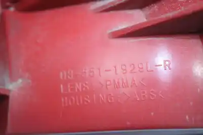 Second-hand car spare part left tailgate light for renault clio ii fase i (b/cbo) 1.2 oem iam references 085511929lr  