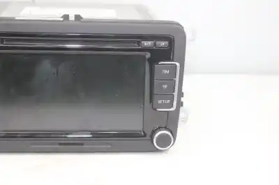 Piesă de schimb auto la mâna a doua SISTEM AUDIO / CD RADIO CASETOFON pentru VOLKSWAGEN GOLF VI (5K1)  Referințe OEM IAM 3C8035195F  