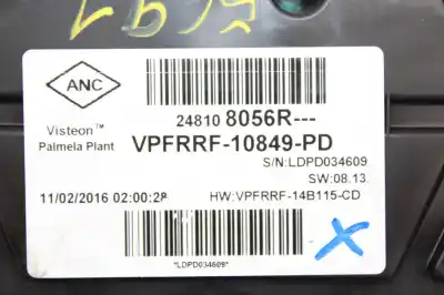 Second-hand car spare part dashboard for renault captur i (j5_, h5_) 1.2 tce 120 oem iam references 248108056r  