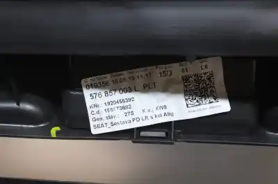 Second-hand car spare part airbag kit for seat ateca (kh7) seat ateca oem iam references 576857003l  