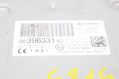 Pezzo di ricambio per auto di seconda mano IMPIANTO AUDIO / RADIO CD per PEUGEOT 2008 (P1)  Riferimenti OEM IAM 9839633180  