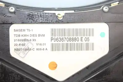 Second-hand car spare part dashboard for peugeot 307 break / sw (s1) break xr oem iam references p9636708880e  