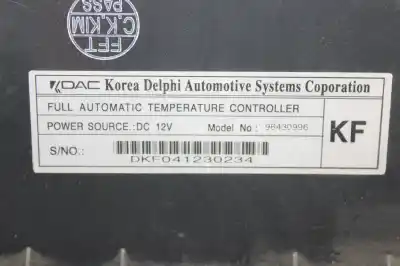 Peça sobressalente para automóvel em segunda mão comando de sofagem (chauffage / ar condicionado)  por chevrolet lacetti 1.6 16v g f16d3 109 cv referências oem iam 96430996  