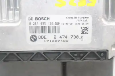 Peça sobressalente para automóvel em segunda mão CENTRALINA DE MOTOR UCE por BMW SERIE 1 LIM. (F20/F21)  Referências OEM IAM DDE8474730  