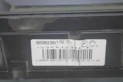 Peça sobressalente para automóvel em segunda mão comando de sofagem (chauffage / ar condicionado) por citroen c3 1.4 hdi (68 cv) 1.4 hdi referências oem iam 96832560xt